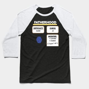 Fatherhood gamer dad fathers day Baseball T-Shirt